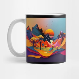 Colorful Mountains Mug